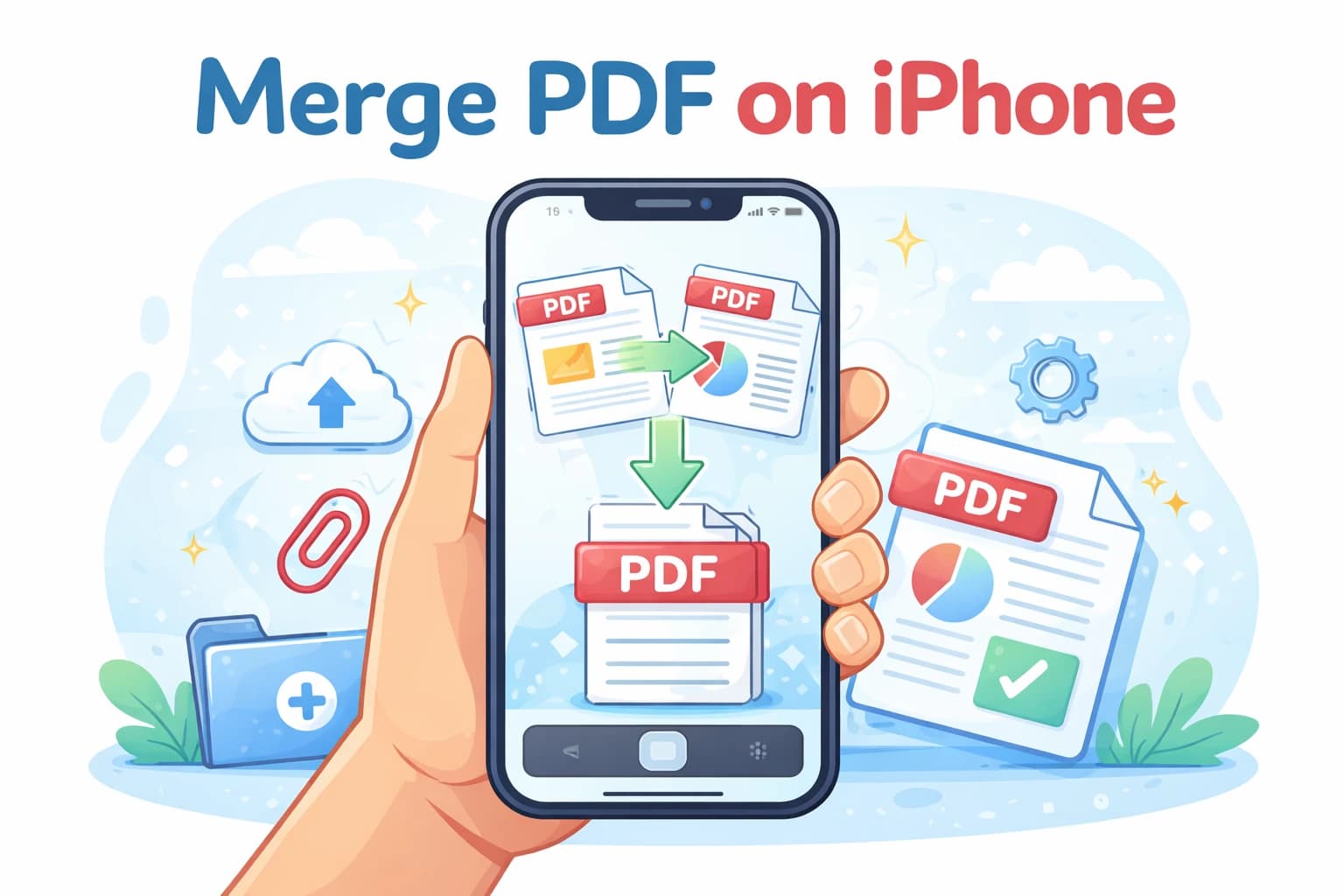 How to merge PDF files on iPhone and Android