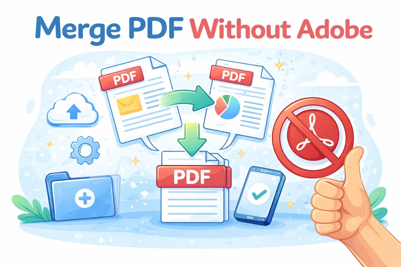 Come unire PDF senza Adobe Acrobat