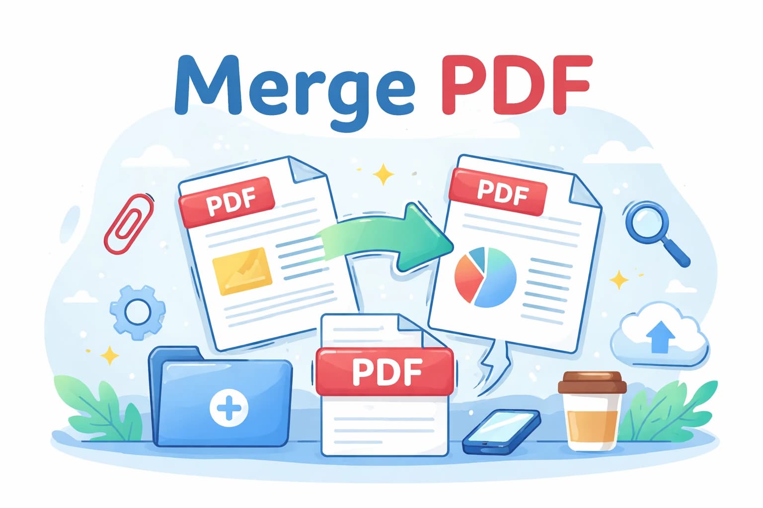 How to merge PDF files online for free