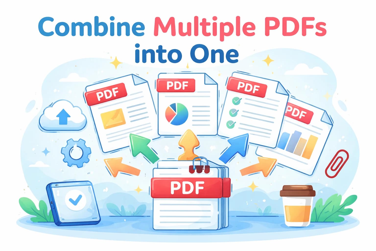 Come unire più PDF in un unico file