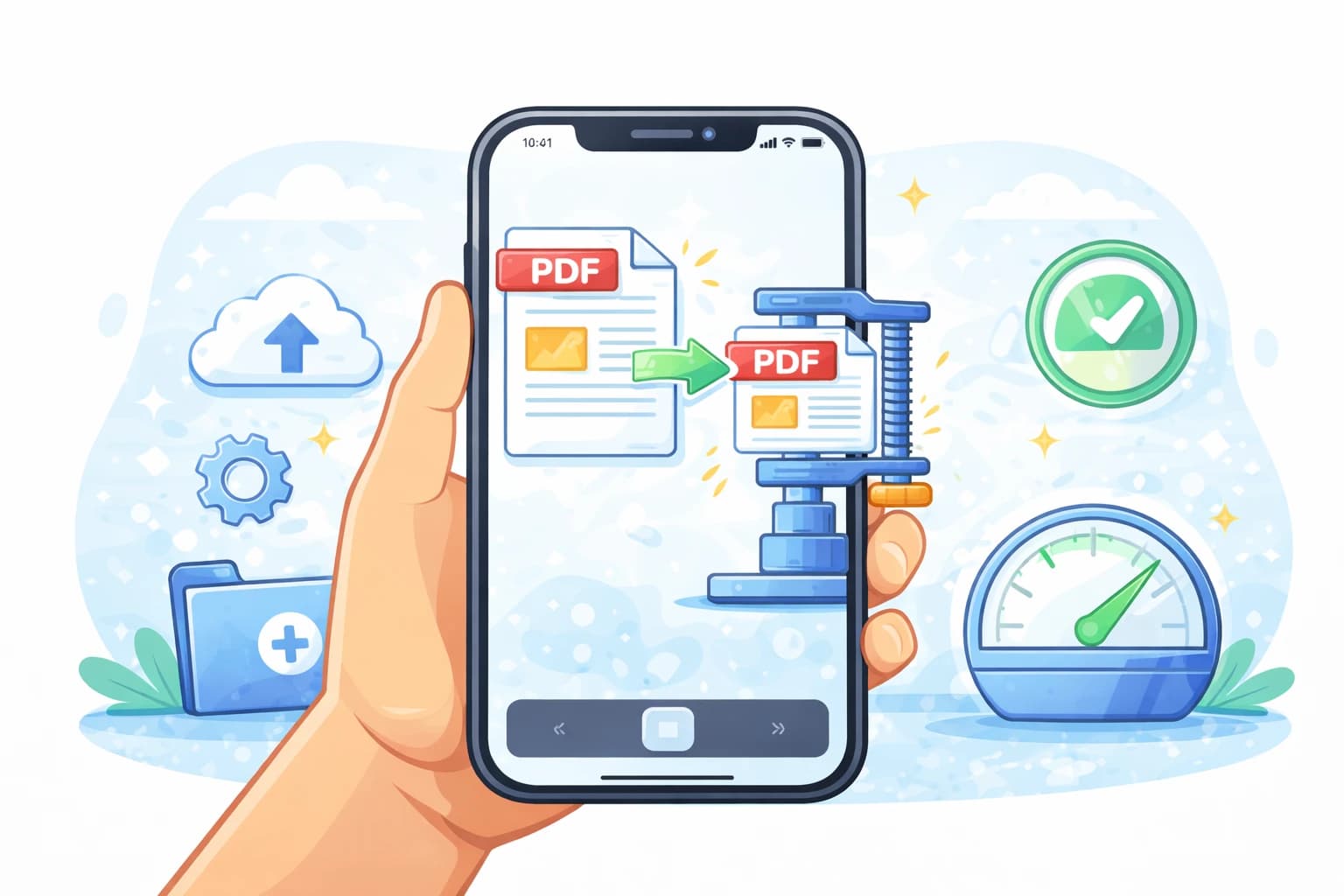How to compress a PDF on iPhone and Android