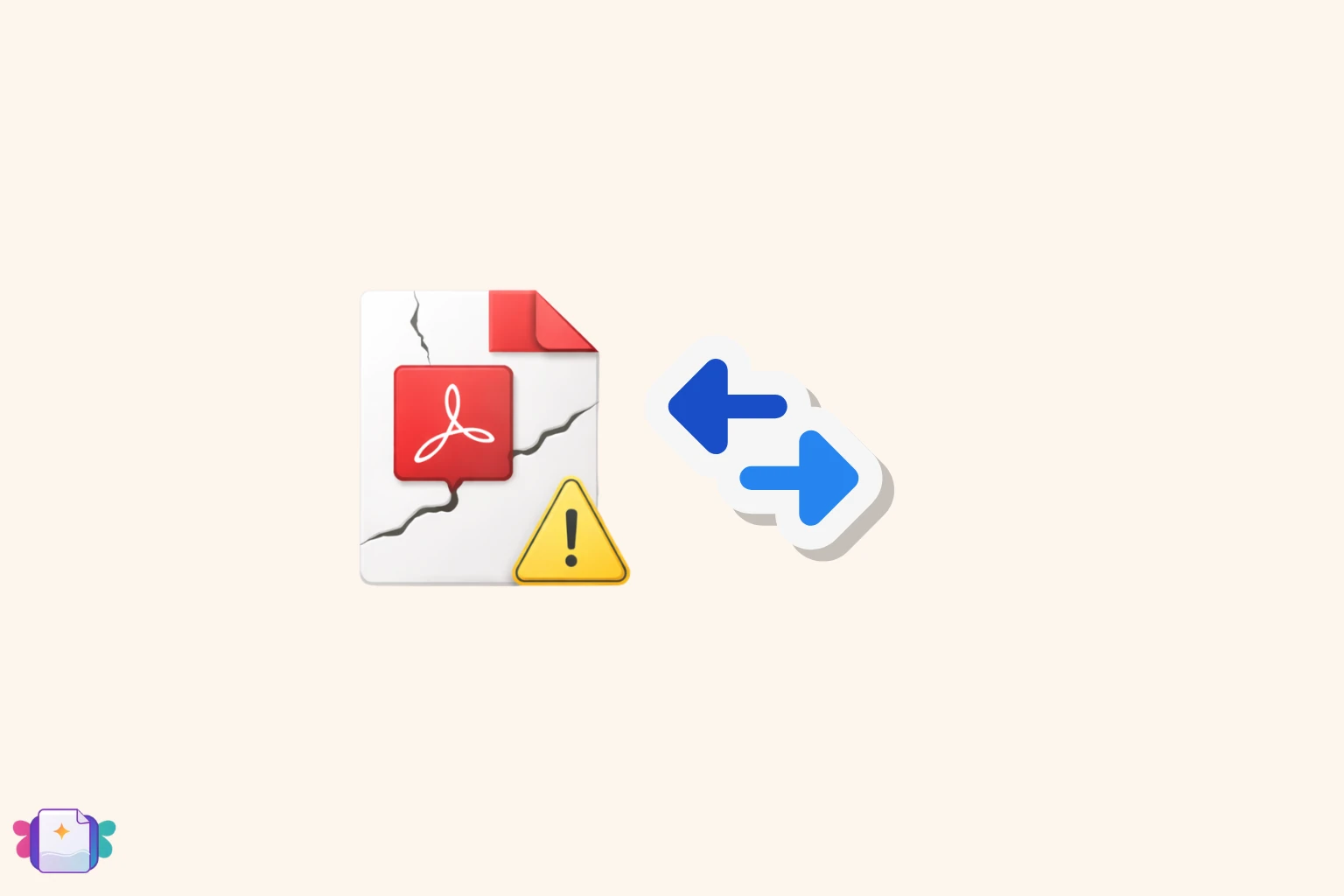 How to send a corrupted PDF by email